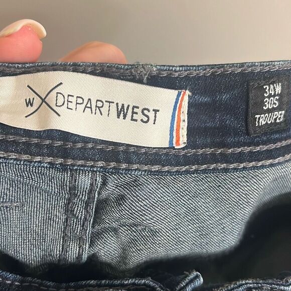 ✨DEPARTWEST Trouper Straight Stretch Sz 34Wx30S Jeans✨ - Picture 8 of 10